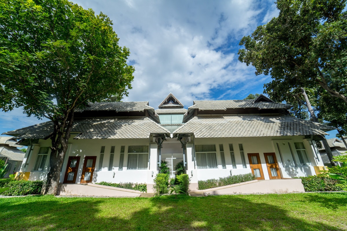 View of a pavilion building